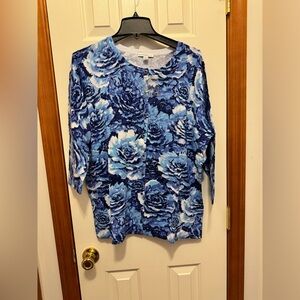 Isaac Mizrahi cardigan sweater 1x BRAND NEW!